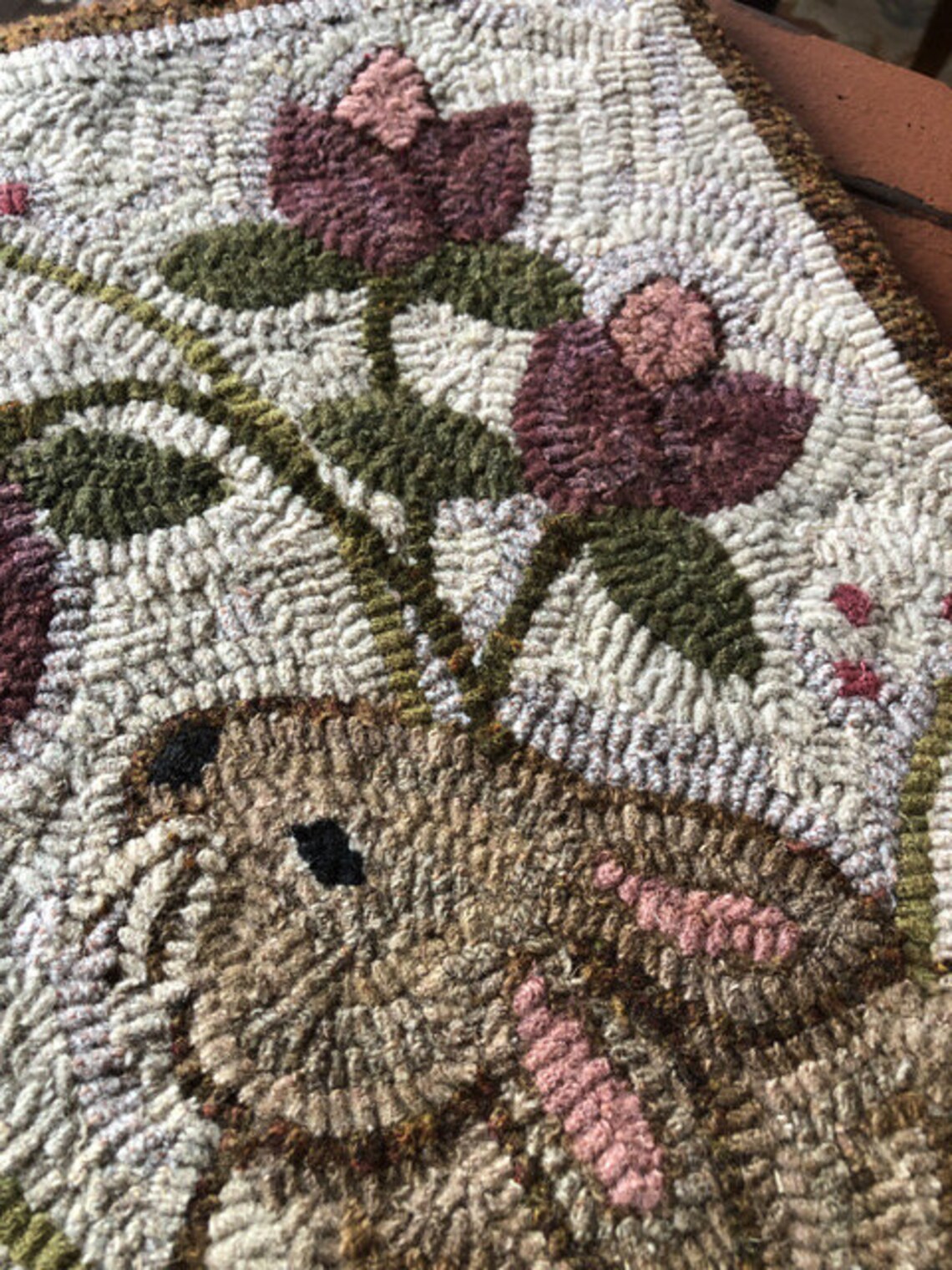 Spring Hooked Rugs SPRING HAS SPRUNG - Traditional Rug Hooking Pattern Designed by Therese ...