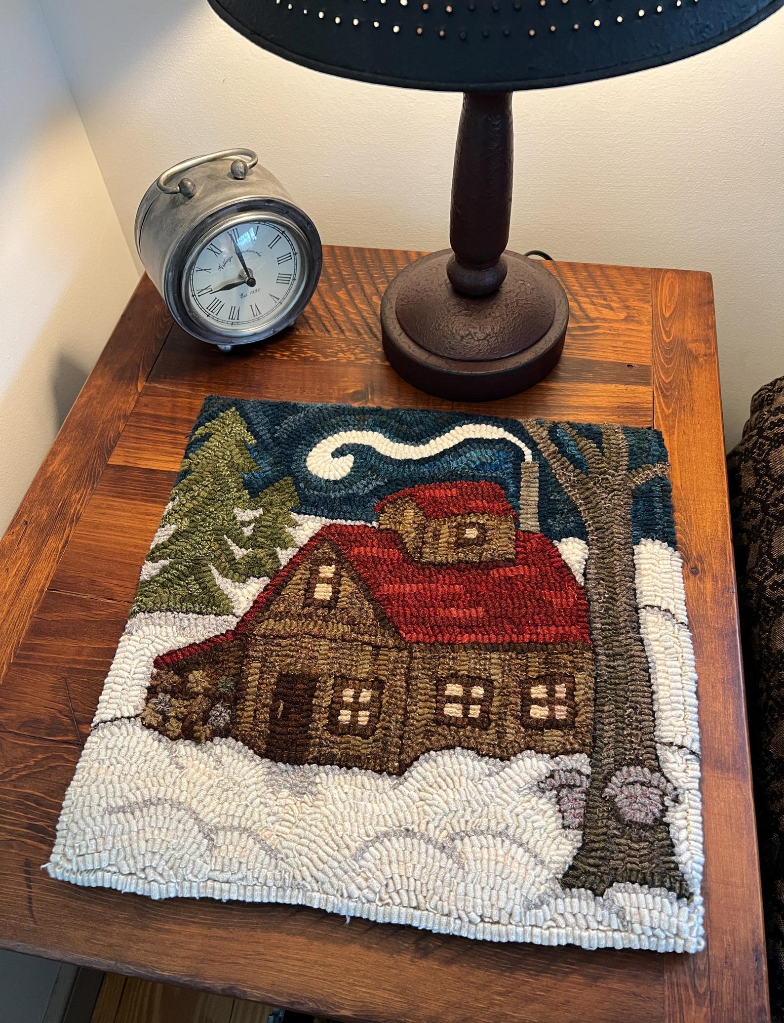 VERMONT SUGAR SHACK (new England Tile Series) - Traditional Rug Hooking ...
