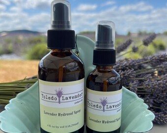 2 oz. Lavender Linen Spray, Hydrosol, Pillow Spray, Floral Water