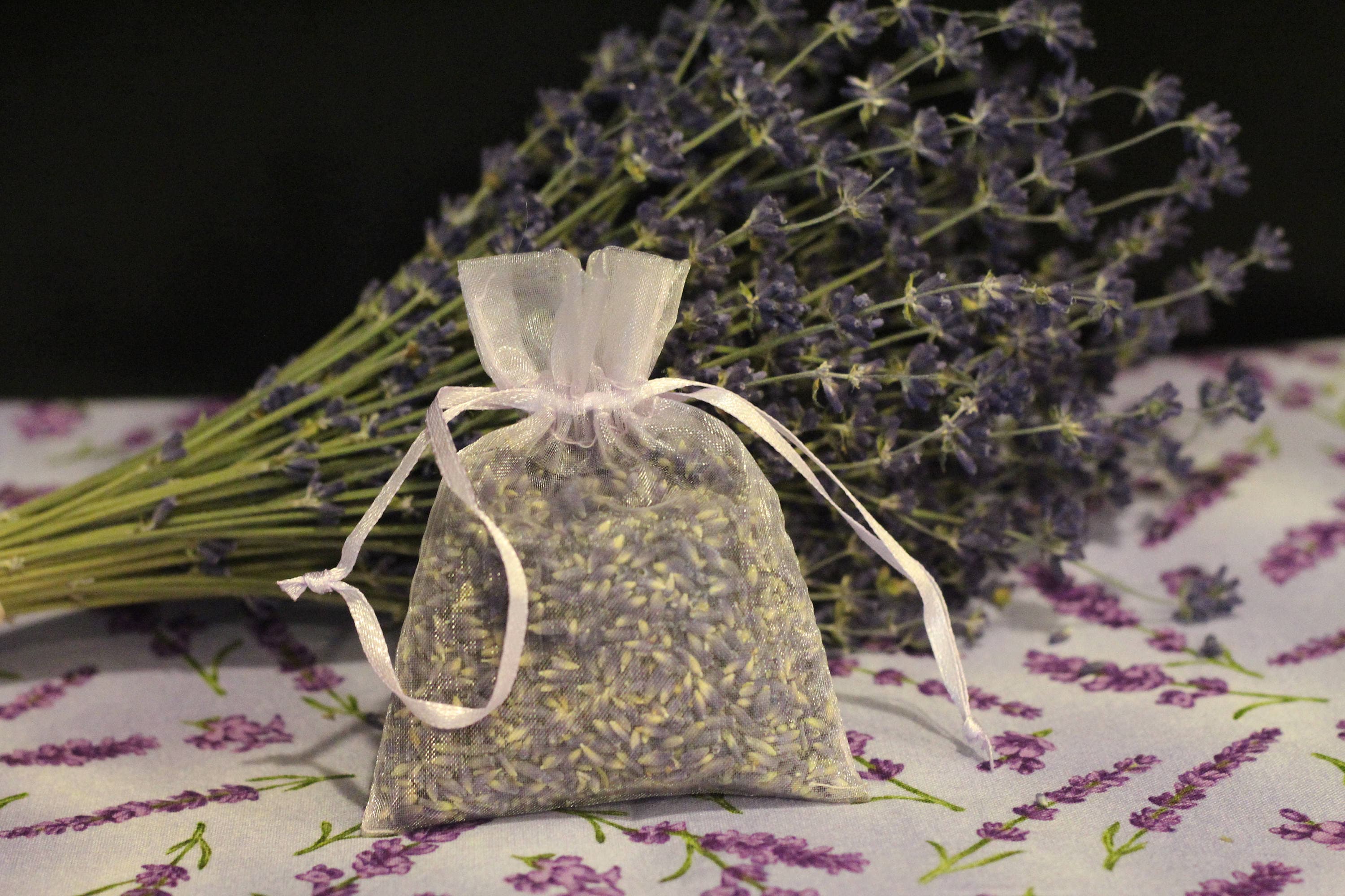 5 Lavender Sachets Dried Lavender Wedding Toss Party Etsy