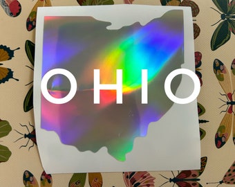 Ohio Holographic Car Decal