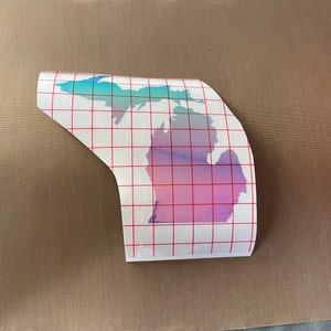 Michigan Car Decal, Holographic Michigan Car Decal, Color Changing Car Decal, Great Lakes Decal, I love Michigan, Michigan Bumper Stickers