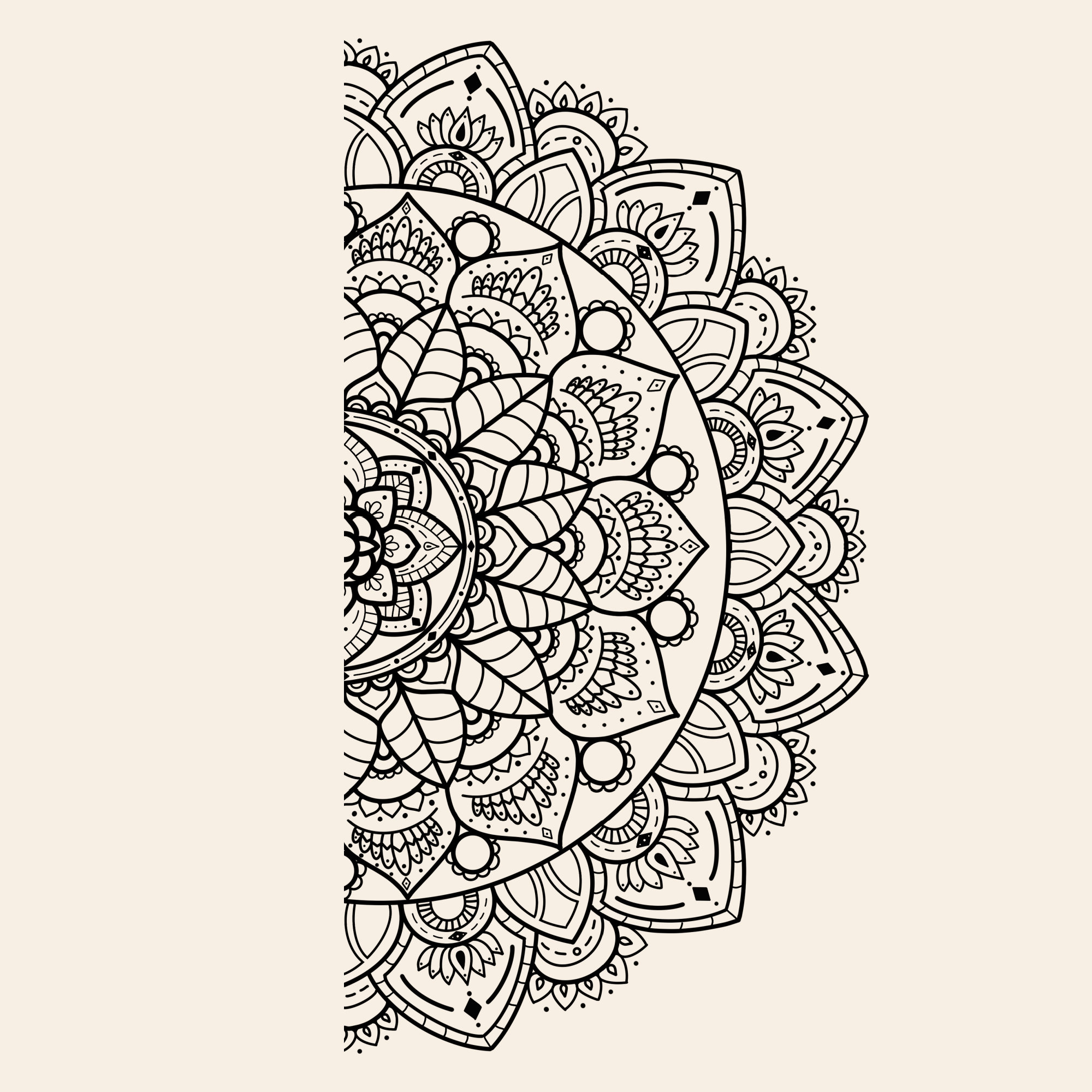 70 half mandala svg free free svg cut files