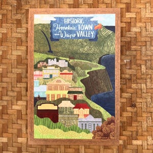 Cartão postal 4x6 de Honokaa, Havaí