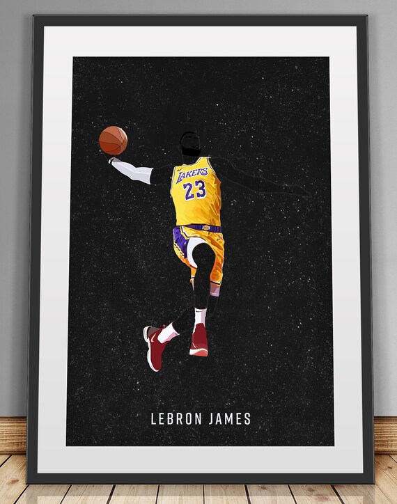 lebron james nike poster