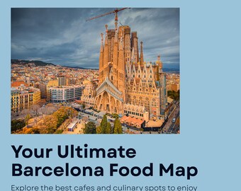 Guía de viaje digital de Barcelona: Mapa gastronómico e itinerario (enlace a Google Maps)