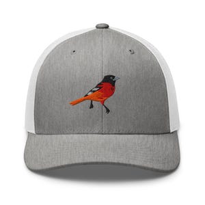 Orioles Baseball Cap Dad Hat | Father’s Day Gift | Simple Oriole Embroidered Hat | Men’s Adjustable Hat | Orioles Fan Gear Trucker Cap