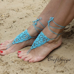 Wedding barefoot sandals,Barefoot sandals,Bridal barefoot sandals,Sexy Foot Jewelry,Yoga,Bridesmaid gift,Crochet barefoot sandals,Bellydance