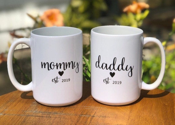 mommy and daddy mugs