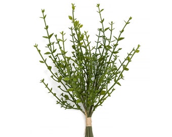 13&quot; Artificial Faux Thyme Plant Bundle-Artificial Herbs-Herb Plants-Kitchen Herbs-Farmhouse Herbs-Kitchen Greenery/Decor-Floral Supply