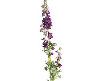 33" Artificial Faux Delphinium-Summer Flower Spray/Stem/Pick-Silk Flower-Vase Filler-Wreath Supply-Floral Supply