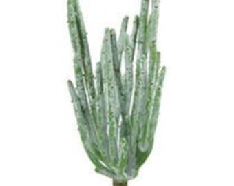 10" Artificial Cactus Stem/Pick/Plant-Fake Faux Pencil Cactus-Cactus Decor-Faux Succulent-Fake Succulent-Succulent Pick-Floral Supply