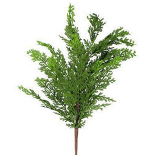30 Artificial Cedar Spray/stemwinter Greeneryfaux Etsy