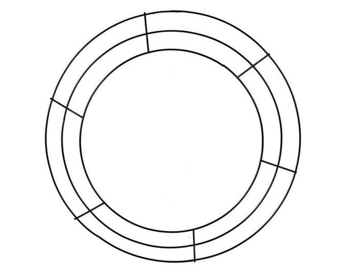 14" Round Metal Wire 3D Wreath Frame Form-Wreath Base-Wreath Ring-Wreath Frame-Wreath Making Supplies-Supplies for Wreaths-Floral Supply