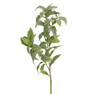 24" Artificial Faux Sage Stem/Spray-Artificial Herbs-Herb Plants-Kitchen Herbs-Farmhouse Herbs-Kitchen Greenery/Decor-Floral Supply