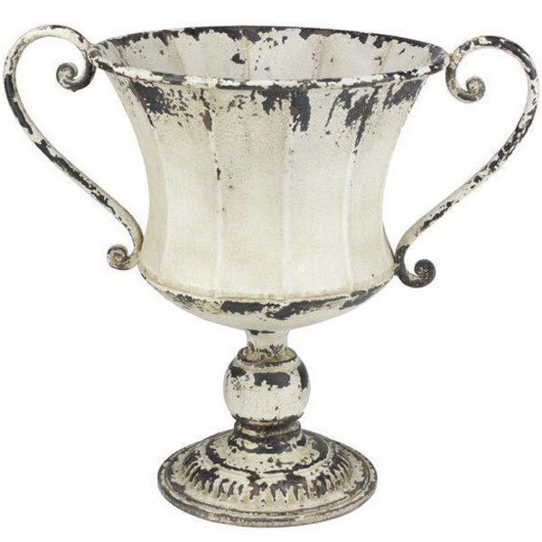 Black and White Planter Urn Etsy