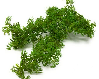 11" Artificial Lichen Moss/Faux Moss/Fake Moss Pick in Light Green-Filler Greenery-Everyday Greenery-Vase & Bouquet Filler-DIY Floral Supply