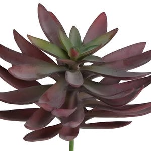 7.5&quot; Faux Succulent Artificial Succulent Pick/Stem/Flower/Plant in Burgundy/Green-Fake Succulent-Floral Supply