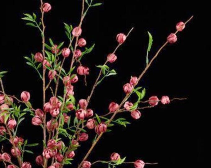 23" Faux Budding Flower Branch Stems
