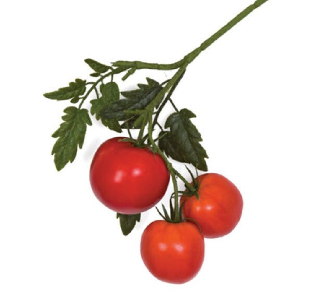 13 Artificial Tomato Plant Floral Spray on Stemartificial Vegetables
