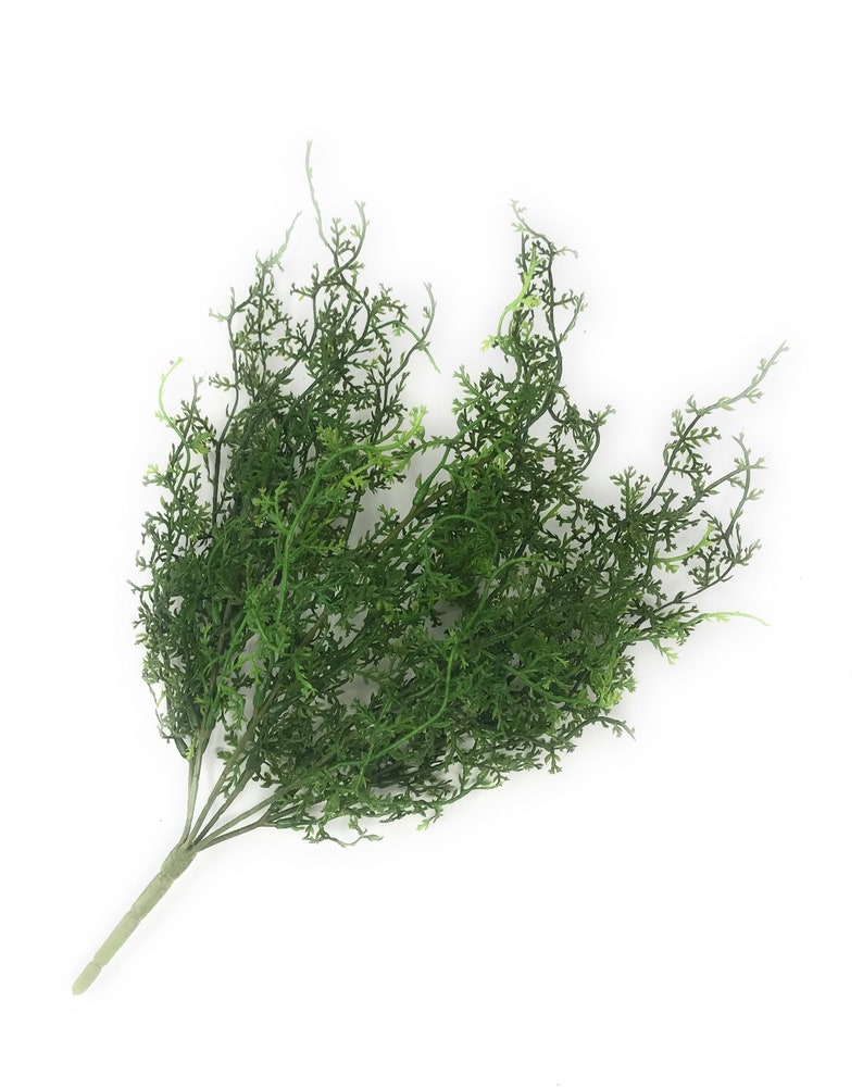 16 Sweet Annie Fern Bush-Artificial Greenery-Filler Greenery-Everyday Greenery-Vase & Bouquet Filler-Faux/Artificial Foliage-Floral Supply afbeelding 1