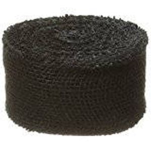 Black Burlap Ribbon - 2.5 inch x 10 yards - Black Burlap Ribbon by the Roll - Black Burlap Ribbon Roll - Black Ribbon - Wreath Making Supply