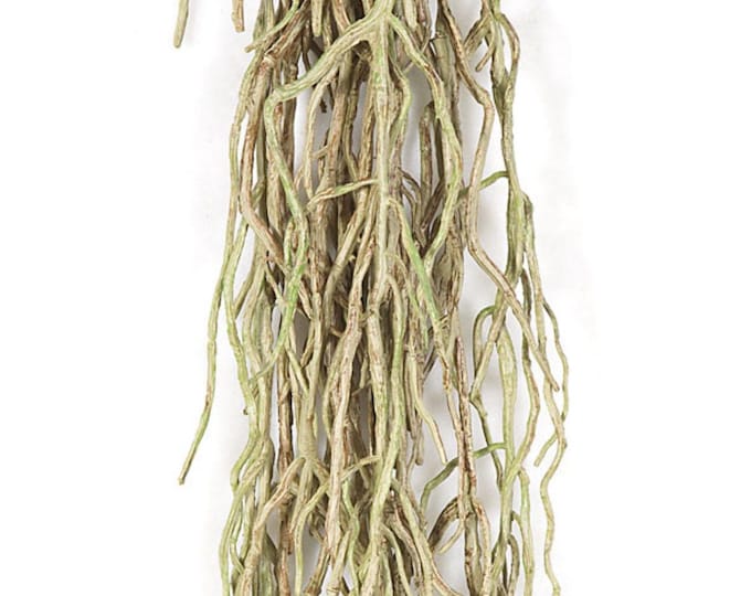 40" Faux Orchid Root Hanging Vines, Artificial Trailing Greenery Decor