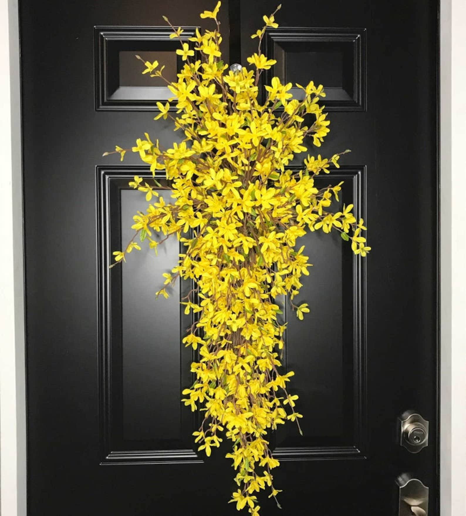 36 Artificial Forsythia Branches Artificial Flowers Etsy