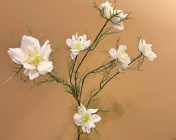 40" Silk Cosmos on Long Stem, Silk Flowers, Artificial Flowers, Mexican Aster for DIY Floral Arrangements, Vase Filler