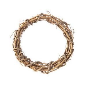 12" Round Grapevine Wreath-Wreath Form-Wreath Base-Wreath Ring-Wreath Frame-Twig Wreath-DIY Wreath Making Supplies-Floral Supply