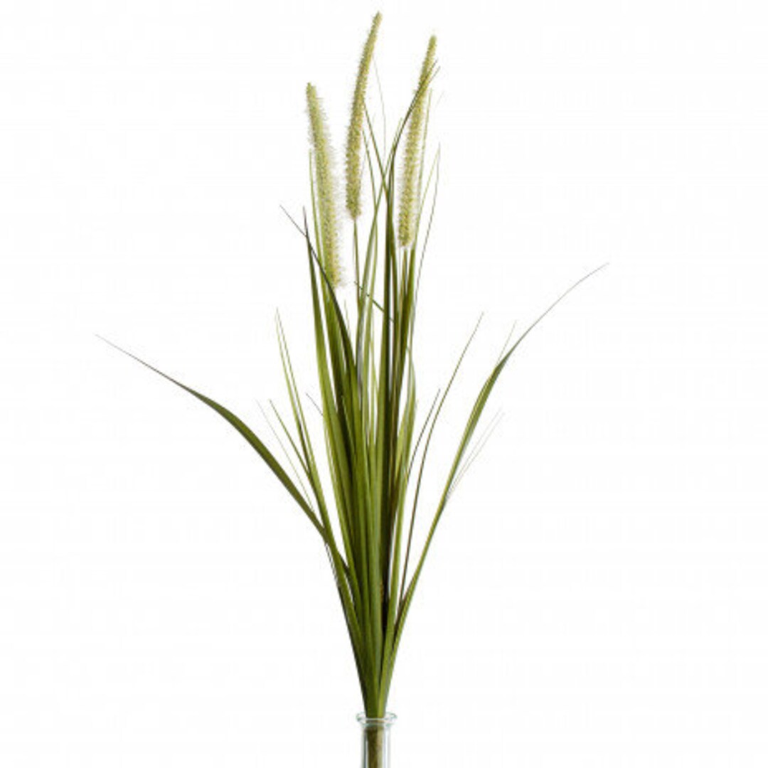 28 Artificial Grass, Faux Grass, Dogtail Grass, Artificial Plant, Vase