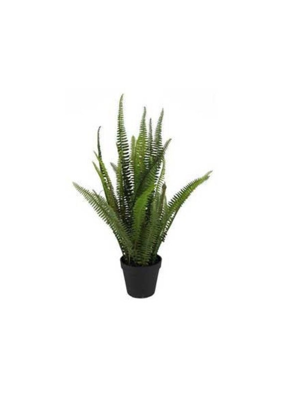 21 H Artificial Potted Fern Plant Artificial Fern In Etsy