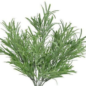 14" Artificial Fake Faux Rosemary Spray/Sprigs/Plant/Bush in Dusty Light Green-Kitchen Herbs-Kitchen Greenery-Rosemary Decor-Floral Supply