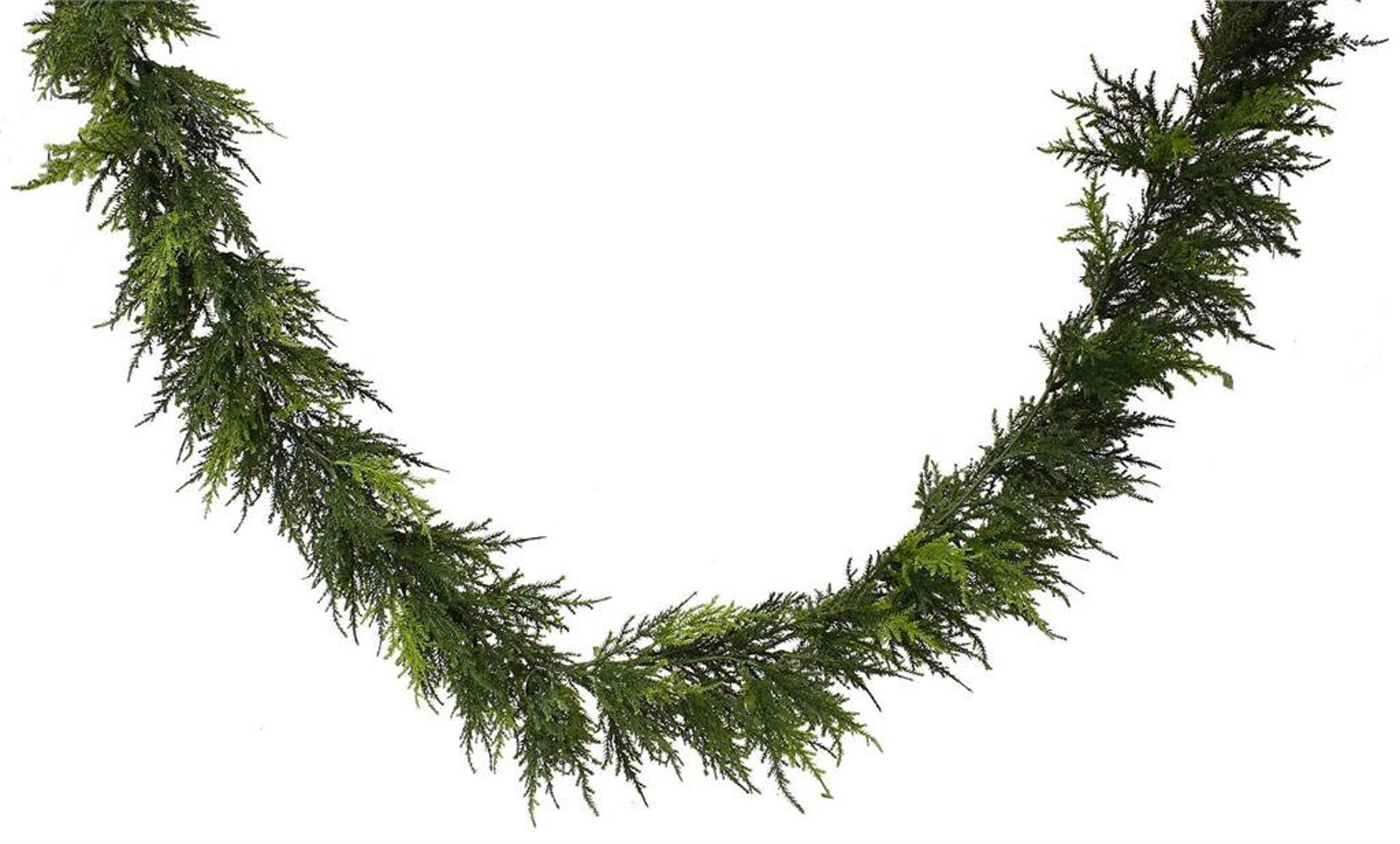 6 FT Christmas Winter Arborvitae Garland for Mantel Stairs | Etsy