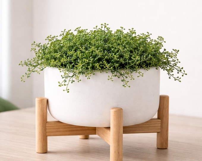 Fire Retardant Faux Baby's Tears Pick, Artificial Greenery, Trailing Pot Filler - 6"