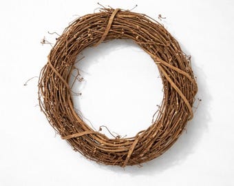 20" Round Grapevine Wreath