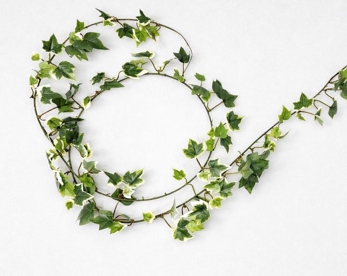 6 FT Faux Variegated Ivy Garland