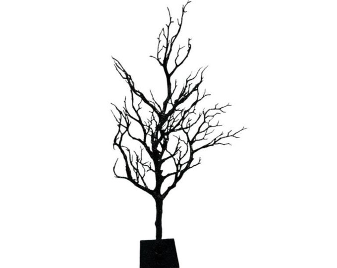 DIY Halloween Tree for Table Centerpiece or Mantel, Black Halloween Branches Tree, Halloween Decor, Choose Size 22", 28", or 41"