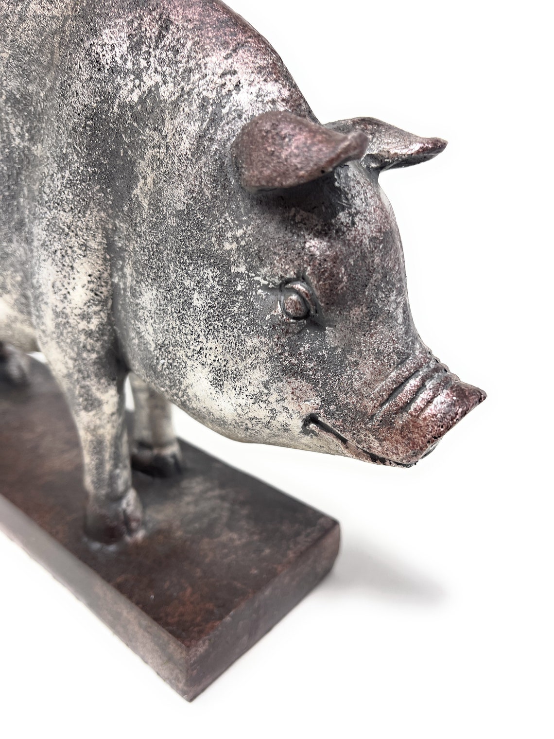 Farmhouse Pig StatueDecorative PigPig DecorKitchen Etsy