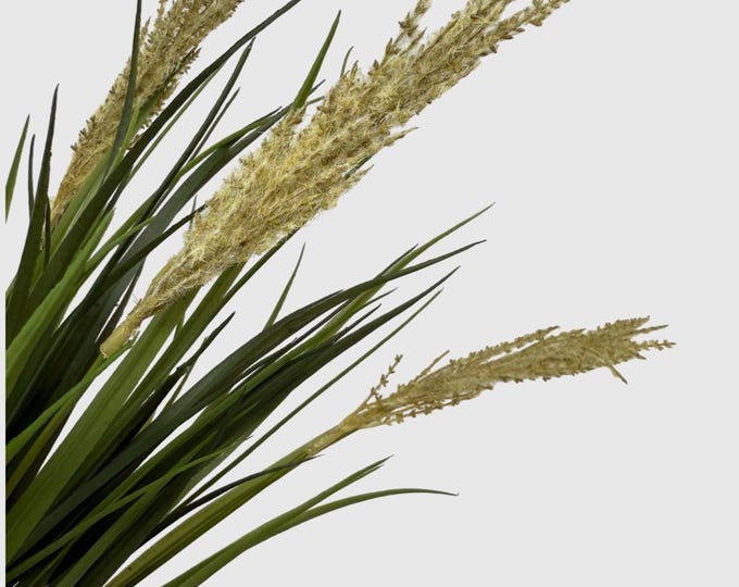 22" Artificial Ornamental Grass, Feather Reed Grass