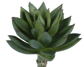 7" Artificial Succulent Pick/Stem/Flower-Faux/Fake Succulent in Green-Sedum Succulent-Floral Supply