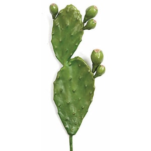 21 &quot;große künstliche Kaktusstamm / Pick / Pflanze-Fake / Faux Kaktus-Pad Kaktus-Kaktus Dekor-Faux / Fake Sukkulenten-Sukkulenten Pick-Floral Versorgung