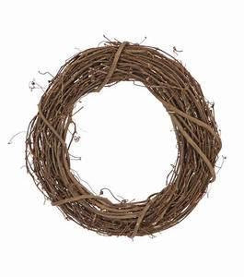 14 Round Grapevine Wreath-Wreath Form-Wreath Base-Wreath Ring-Wreath Frame-Twig Wreath-DIY Wreath Making Supplies-Floral Supply image 1