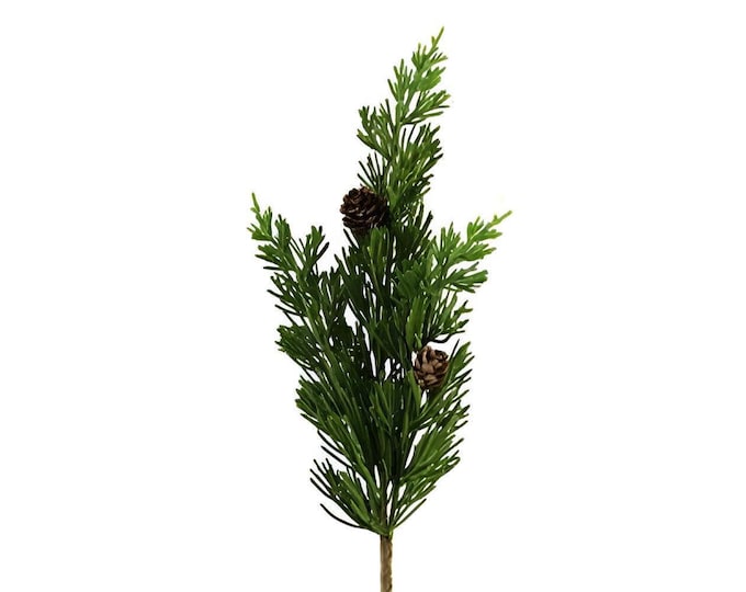 14" Artificial Cedar Stems - Christmas oWinter Greenery