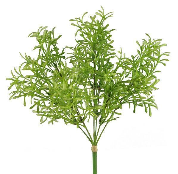 14 Artificial Greenery Bush, Faux Greenery Stems, Tea Leaf Bush, Vase