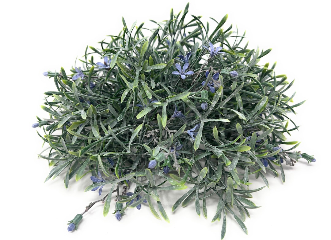 10 Wildflower Floral Half Sphere, Periwinkle Half Ball, Greenery Half