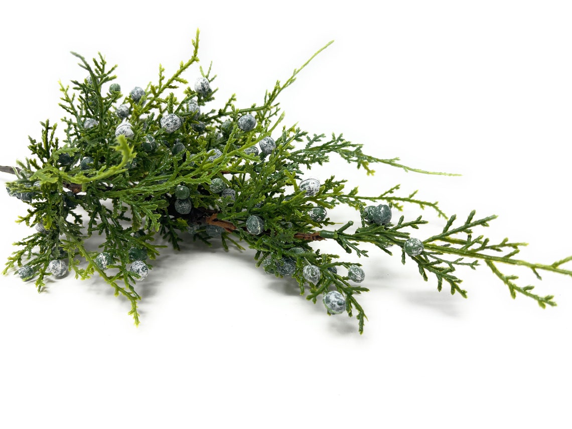 20 Artificial Juniper Spray/stem/pick/vase Etsy
