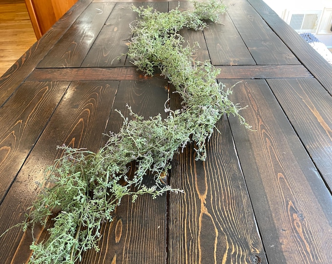 5.5 FT Faux Fern Leaf Garland, Greenery Garland, Mantel Garland, Wedding Garland, Floral Supply
