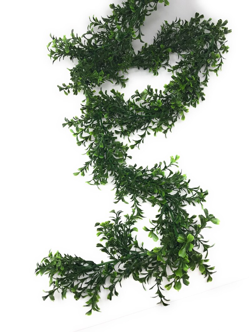 9 FT Artificial Boxwood Greenery Garland for Home Decor Etsy UK