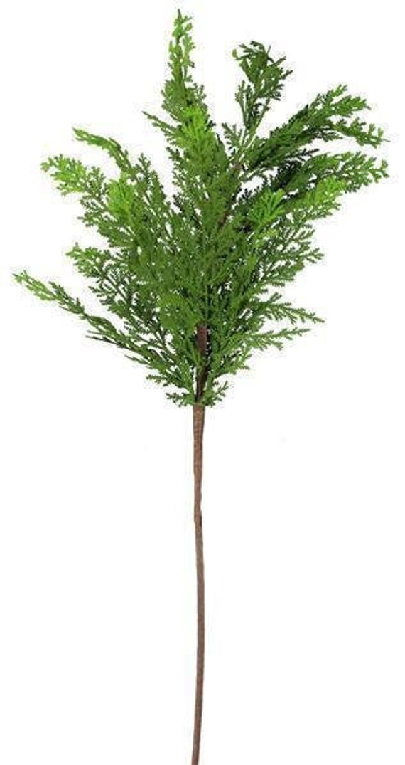 30 Artificial Cedar Spray/stem-winter Greenery-faux Christmas